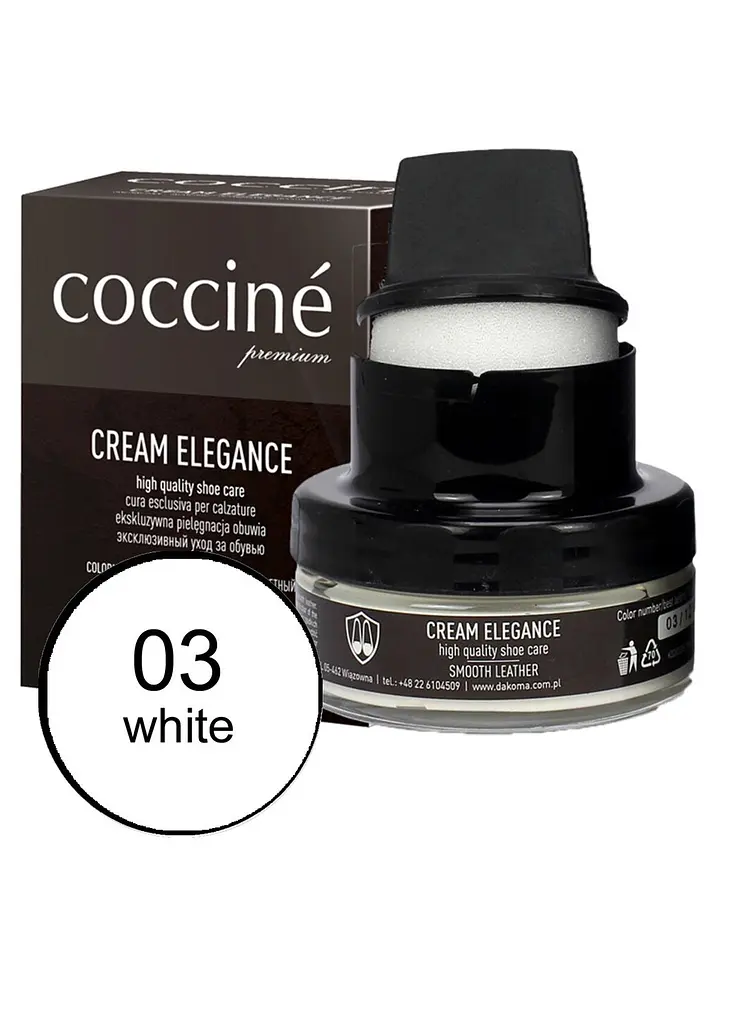 Крем Coccine Elegance для гладкої шкіри, білий, 50 мл