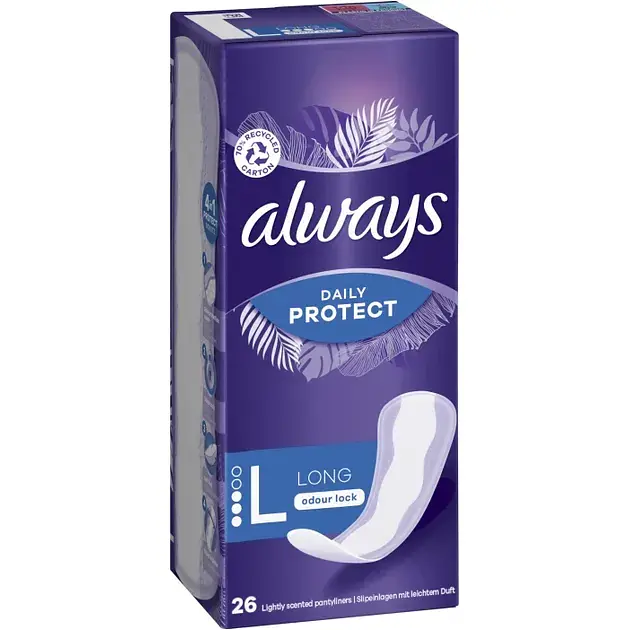 Ежедневная прокладка Always Daily Protect Long Нейтрализация запаха 26 шт. - фото 3