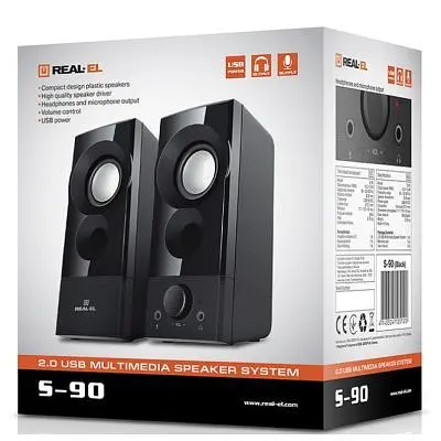Акустична система REAL-EL S-90 Black (EL121100011) - фото 9