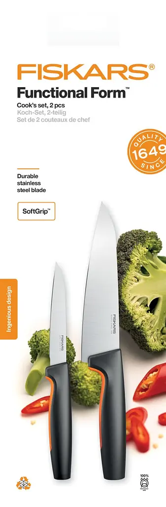 Набір кухонних ножів Fiskars Functional Form ™ 2 шт 1057557 - фото 3