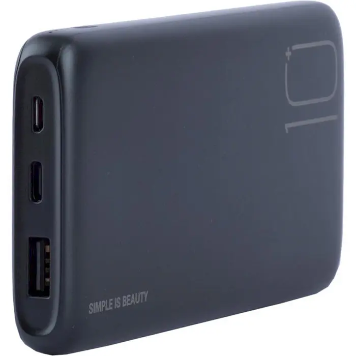 Портативный внешний аккумулятор XO PR182 10000mAh (Черный) - фото 2
