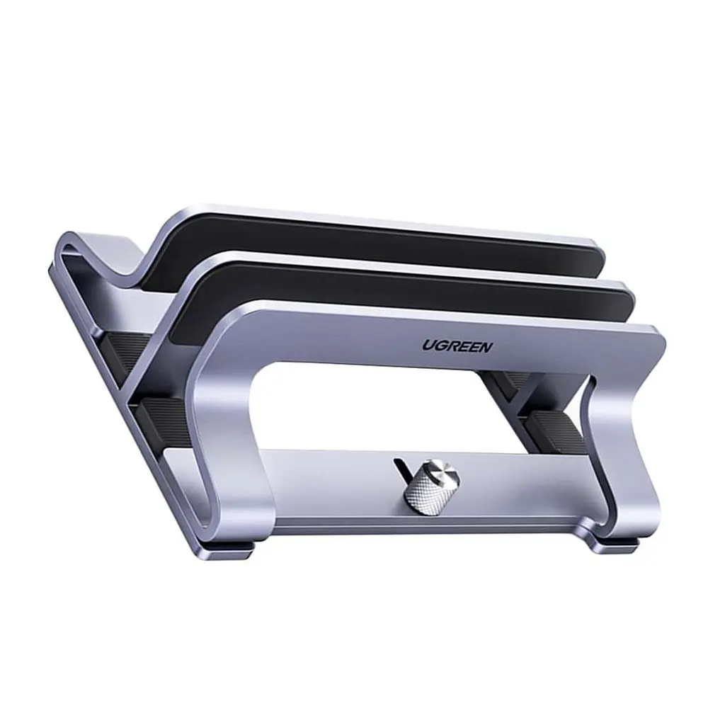 Підставка для ноутбука UGREEN LP258 Vertical Laptop Stand Dual-slot сірий (60643) - фото 3