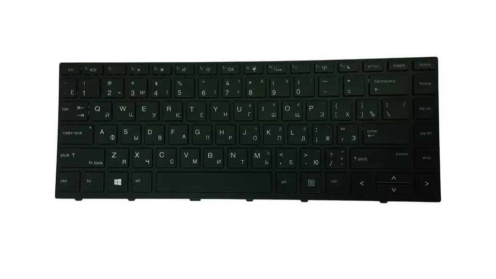 Клавіатура для HP ProBook (430 G5) з підсвічуванням (Light), Black, (Black Frame) - фото 2