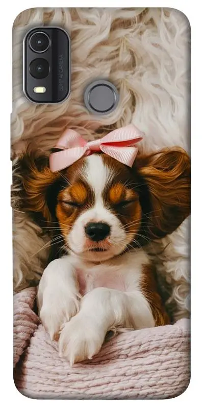 TPU чохол Demsky Sleepy spaniel для Nokia G11 Plus