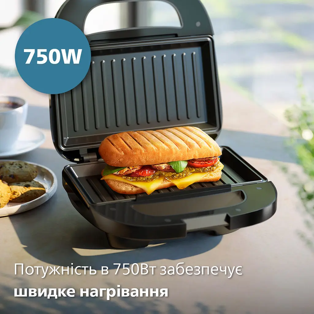 Бутербродница Philips Series 3000 (HD2330/90) - фото 5