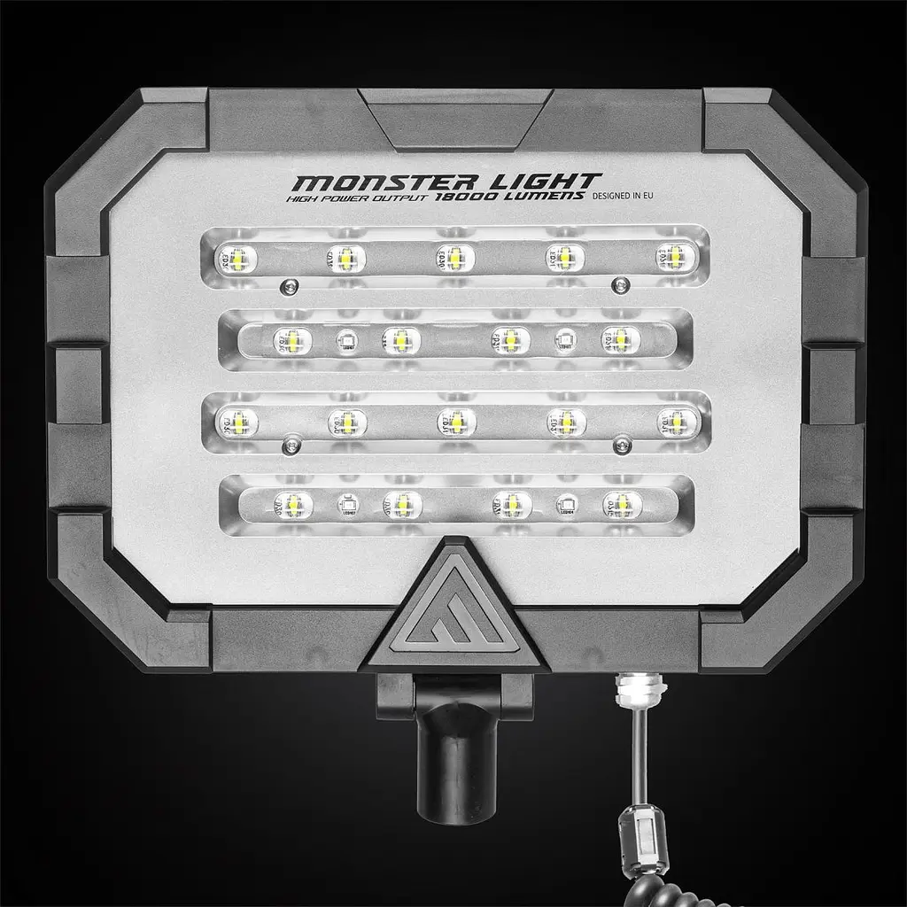 Прожектор професійний Mactronic Monster Light Mini Rescue (18 000 Lm) Recharge (PFL0151-E-ORANGE) - фото 5