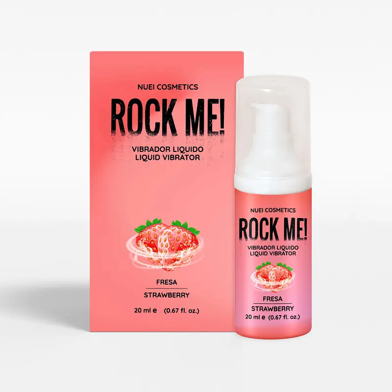 Рідкий вібратор смак: полуниця ROCK ME!, 20 мл Nuei (Іспанія) Nuei NU890478 103215