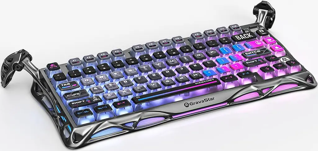 Клавіатура GravaStar Mercury K1 Pro TKL Black Cyberpunk Special Edition (GSK1PRO_CBLK) - фото 3