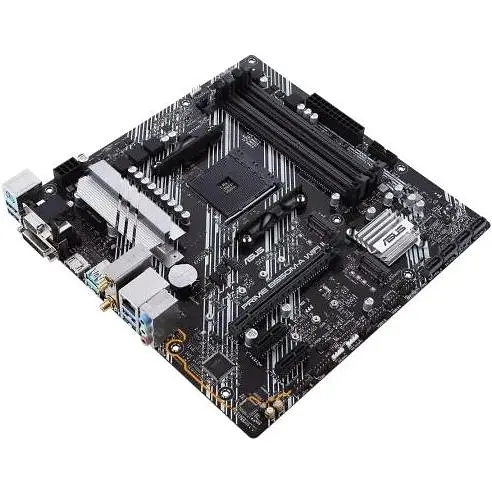 Материнська плата Asus Prime AM4 (B550) B550 WIFI II, B550, 4xDDR4, Int.Video(CPU), 4xSATA3, 2xM.2, 1xPCI-E 16x 4.0, 2xPCI-E 1x 3.0, ALC 5.2, 7xUSB3.2/2xUSB2.0, VGA/DVI-D/HDMI, MicroATX - фото 5