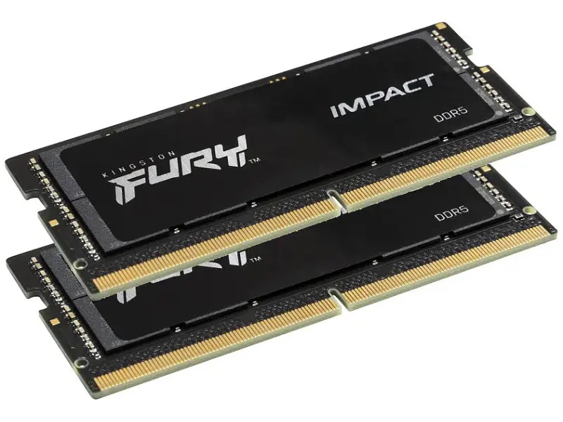 Модуль пам'яті Kingston FURY 32 GB (2x16GB) DDR5 6400 MHz Impact Black (KF564S38IBK2-32) - фото 2