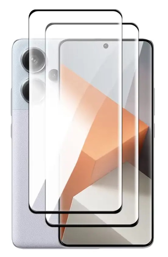 Захисне скло DK для Xiaomi Redmi Note 13 Pro+ Full Glue 3D 017731 black 2 шт. - фото 2