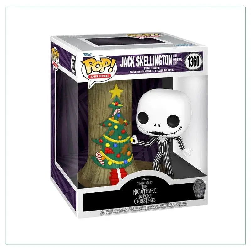 Фигурка Funko Pop Deluxe Фанко Поп Jack Skellington Кошмар перед Рождеством Джек Скеллингтон 15 см NBС JS 1360 - фото 2