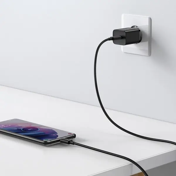 Мережевий зарядний пристрій Baseus Super Si Quick Charger 1 Type-C 25 W EU CCSP020101 Black - фото 4