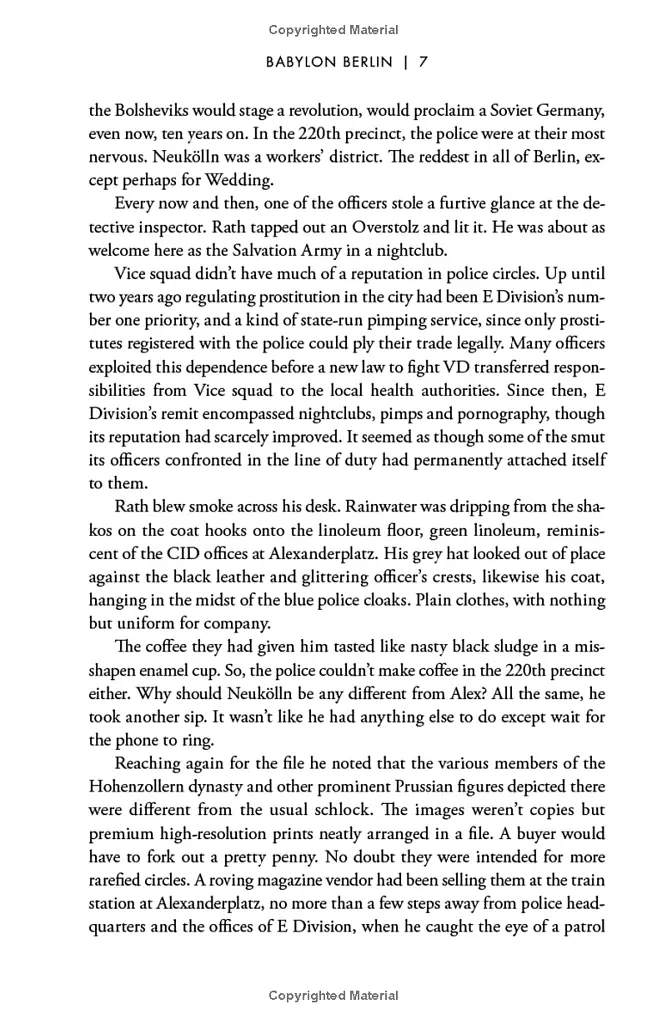 Gereon Rath Mystery. Babylon Berlin. Book 1 - Фолькер Кучер - фото 7