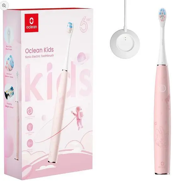 Електрична зубна щітка дитяча Oclean Kids Electric Toothbrush Pink - рожева - фото 2
