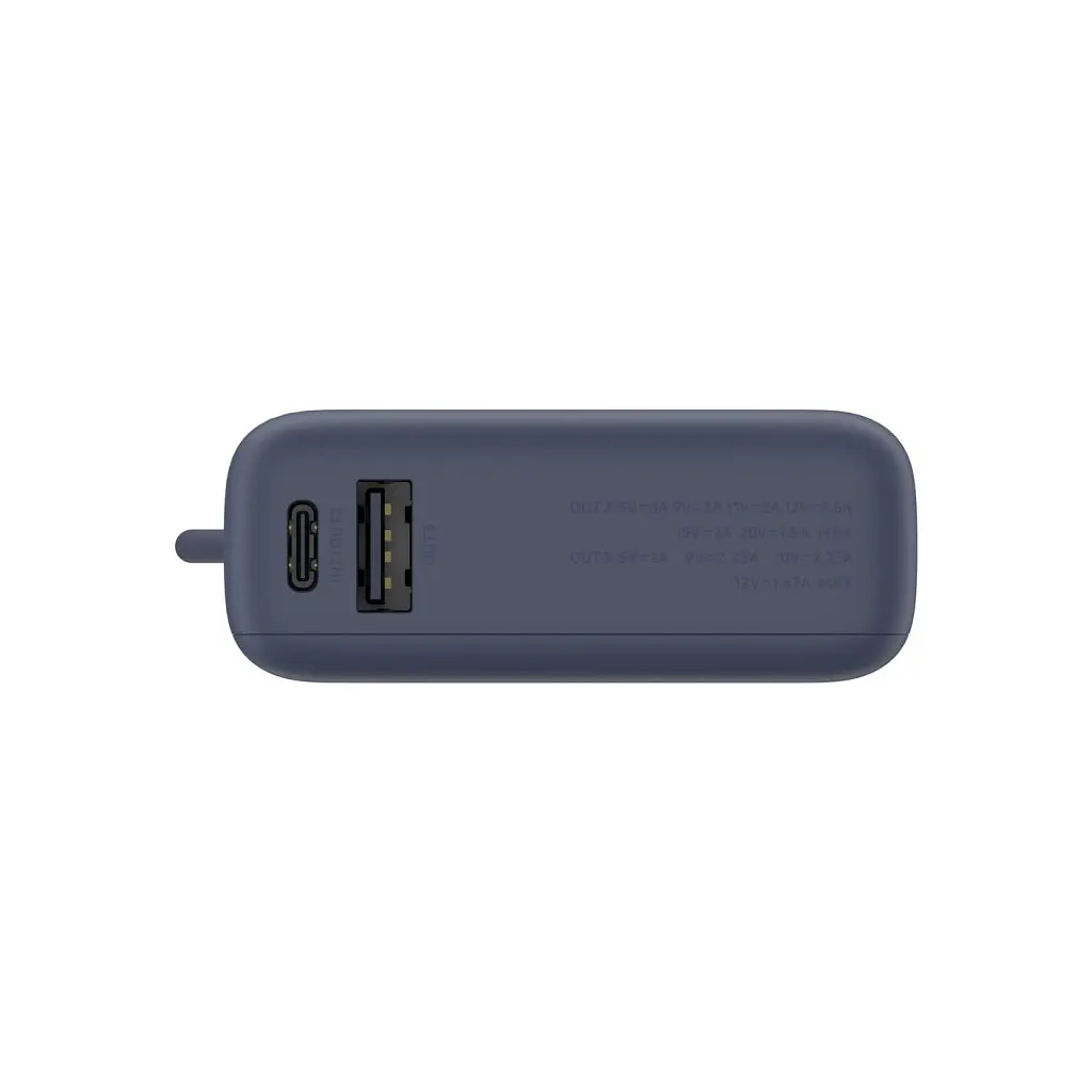 Батарея універсальна Xiaomi 10000mAh 33W Integrated Cable Blue (BHR9341GL) - фото 5