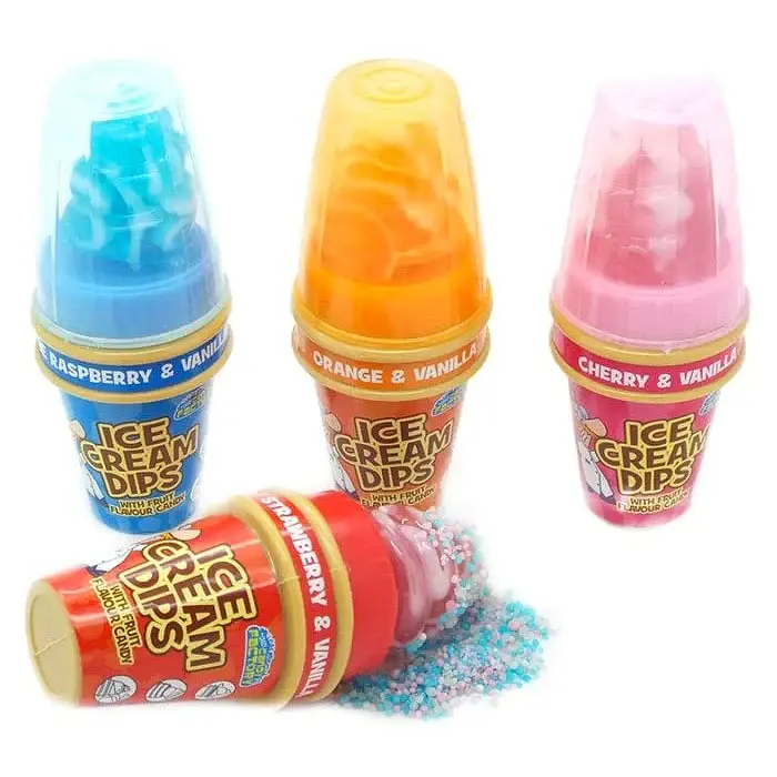 Льодяники з кислим порошком Crazy Candy Factory Ice Cream Dips 20g - фото 2