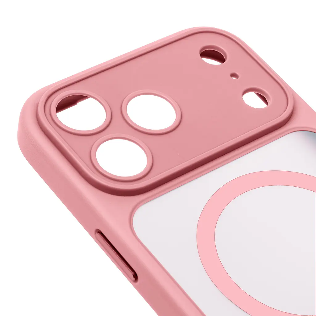 Чехол для Apple iPhone 17 Pro, Lush MagCase, розовый, противоударная панель-накладка из TPU и PC, полупрозрачный чехол с MagSafe (с магнитом), с защитой камеры, поддержка беспроводной зарядки, защита всего корпуса, ArmorStandart (ARM87493) - фото 4