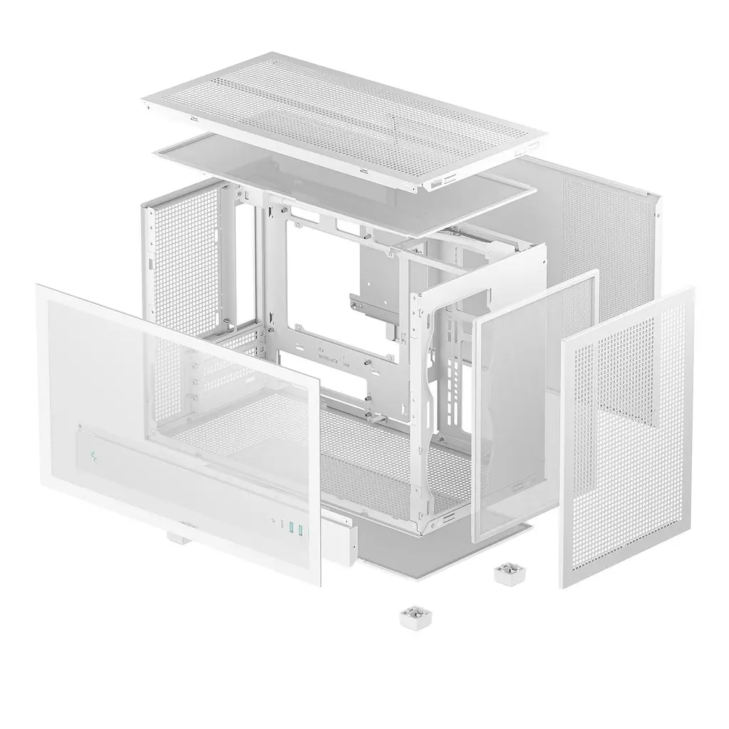 Корпус DeepCool CH260 Білий (R-CH260-WHNGM0-G-1) без БЖ - фото 7