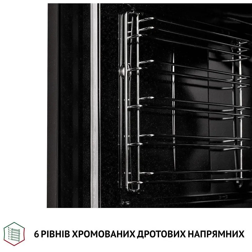 Духова шафа Perfelli Perla 6D7 Nero Чорна - фото 8