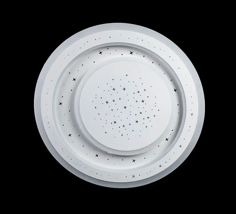 Люстра стельова LED Splendid Ray LK39347/480/2, 2 лампи, білий, 48 см, регулювання яскравості, сучасний стиль - фото 4
