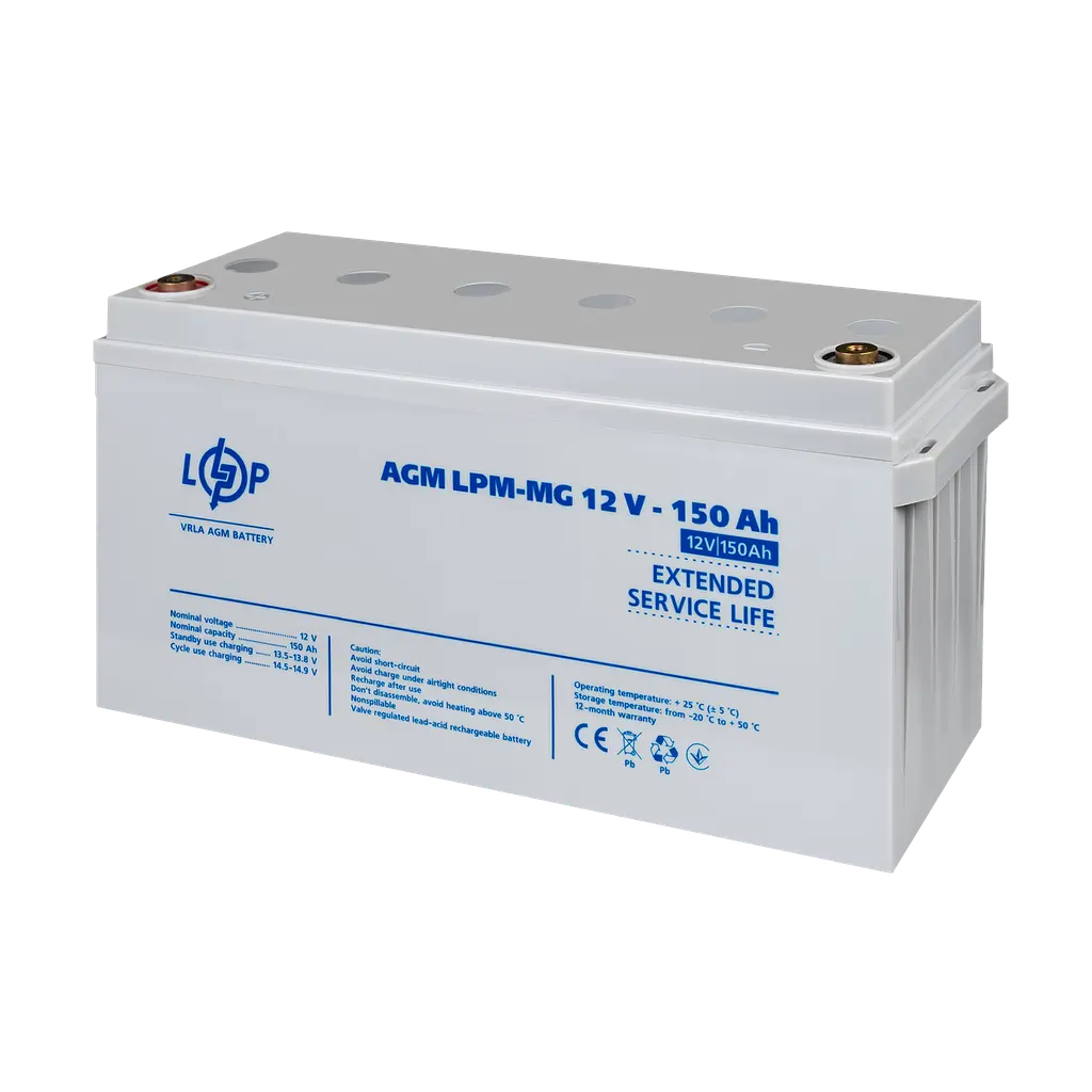 Акумулятор мультигелевий LPM-MG 12 V - 150 Ah - фото 4