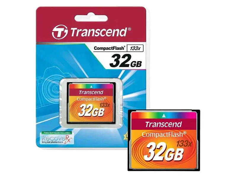 Карта пам'яті Transcend CompactFlash Card 133X 32 GB (TS32GCF133) - фото 2