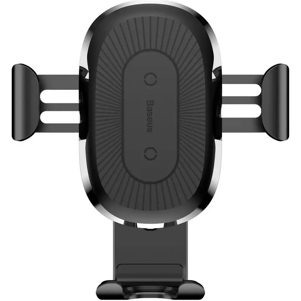 Автотримач із бездротовою зарядкою Baseus Wireless Charger Gravity Car Mount Black (WXYL-01) [85328] - фото 2