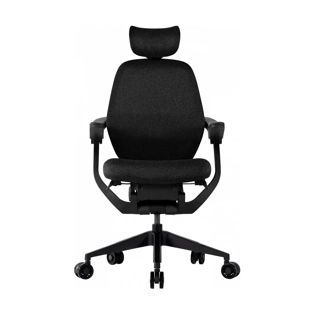 Офісне крісло GT Racer B-6333 Dark Gray/Black (B-6333 Fabric Dark Gray/Black) - фото 2