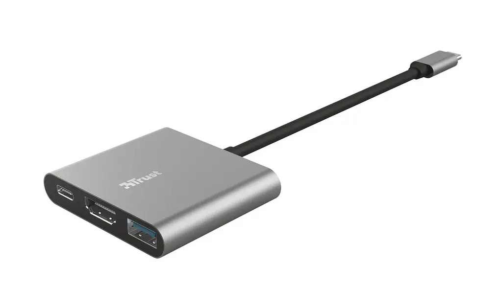 USB-хаб Trust Dalyx Aluminium USB Type-C 3-в-1 (23772) - фото 3