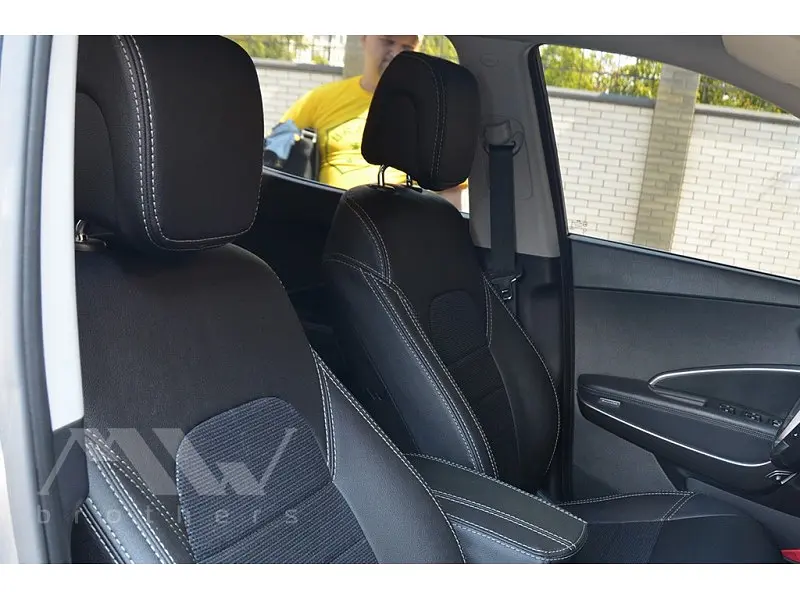 Авточохли модельні MW Brothers для Hyundai Santa Fe III c 2012 - фото 6