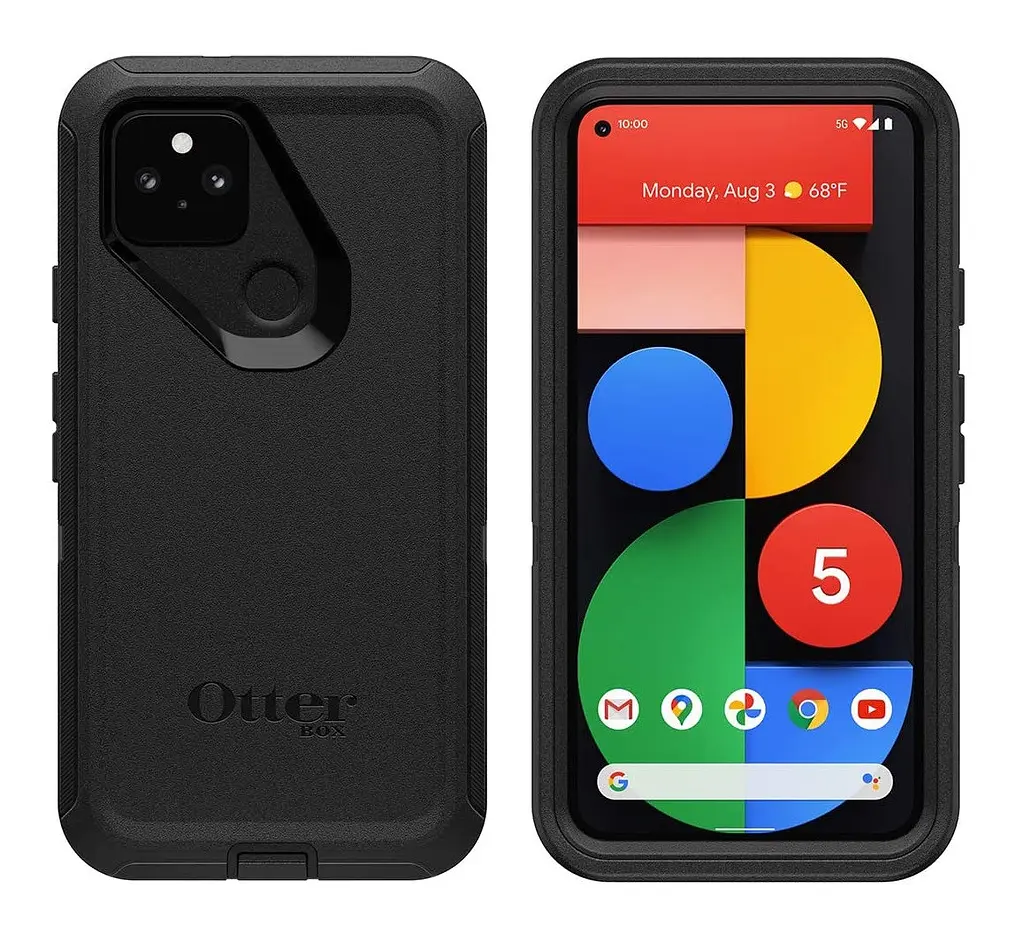 Чохол протиударний з кліпсою OtterBox Defender 77-65747 для Google Pixel 5 (6") Black - фото 8