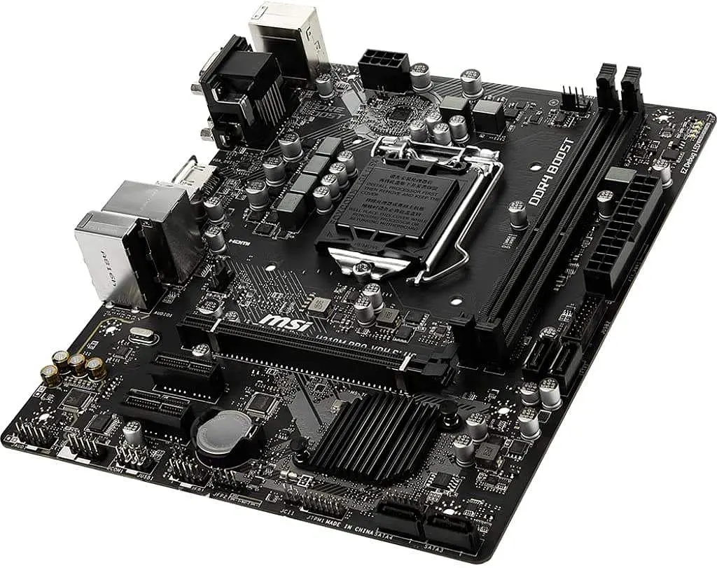 Материнська плата MSI H310M Pro-VDH Plus (H310M Pro-VDH Plus) (Socket 1151 v2, Intel H310, Micro-ATX) Б/в - фото 2