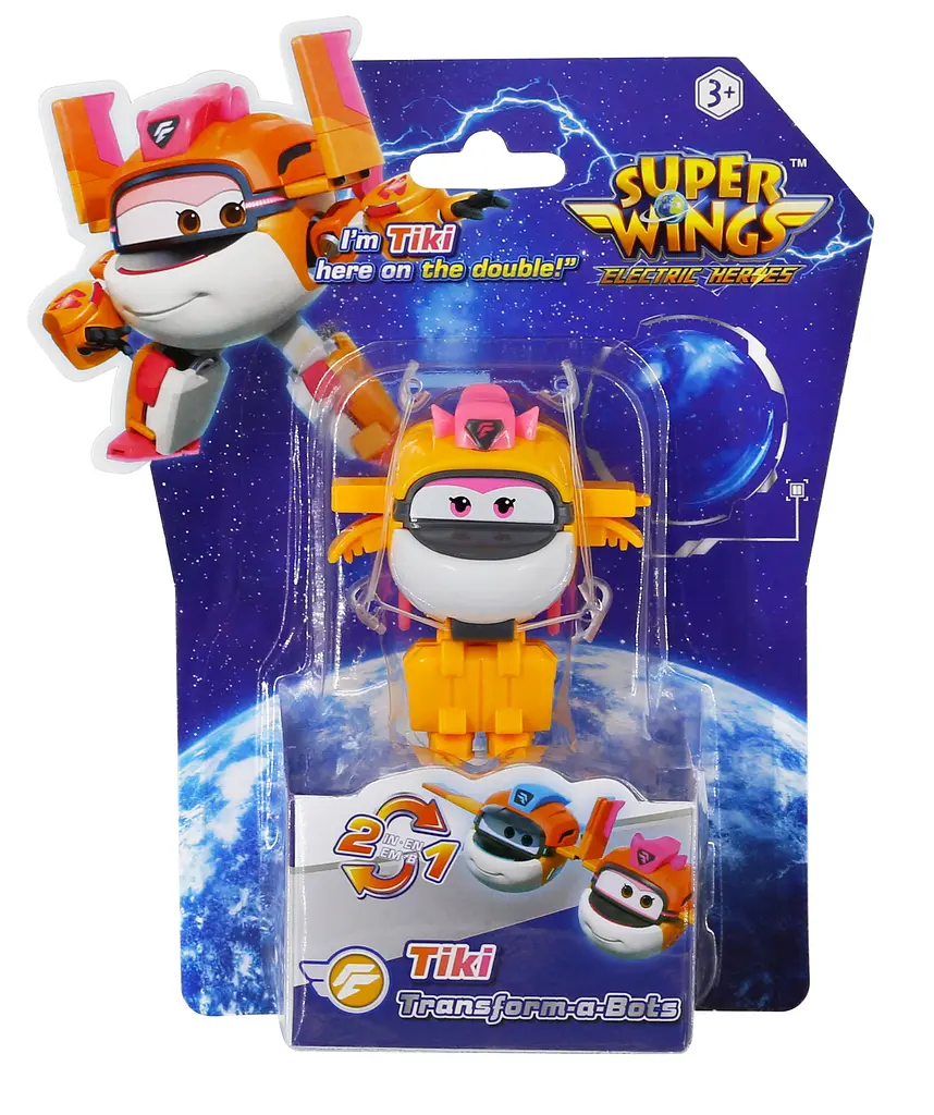 Ігрова фігурка-трансформер Super Wings Transform-a-Bots Тікі (Tiki) 5 см (EU780059) - фото 8