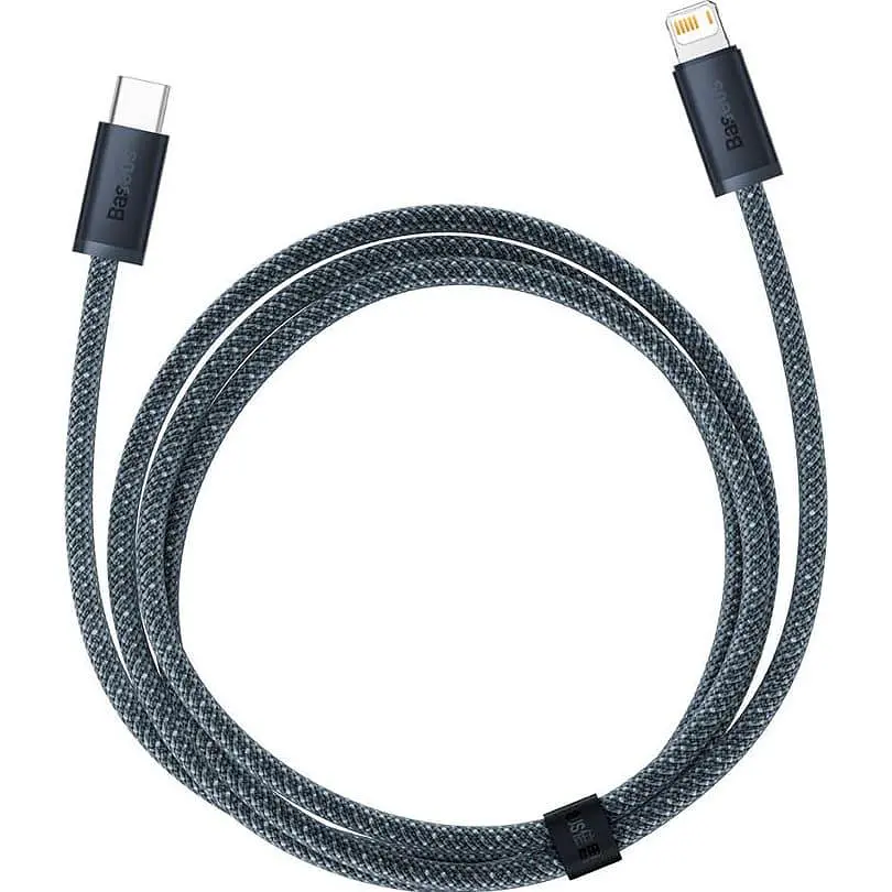 Кабель Baseus Lightning Dynamic Series Fast Charging Data Cable Type-C to Lightning 20W 1m Gray (CALD000016) - фото 2