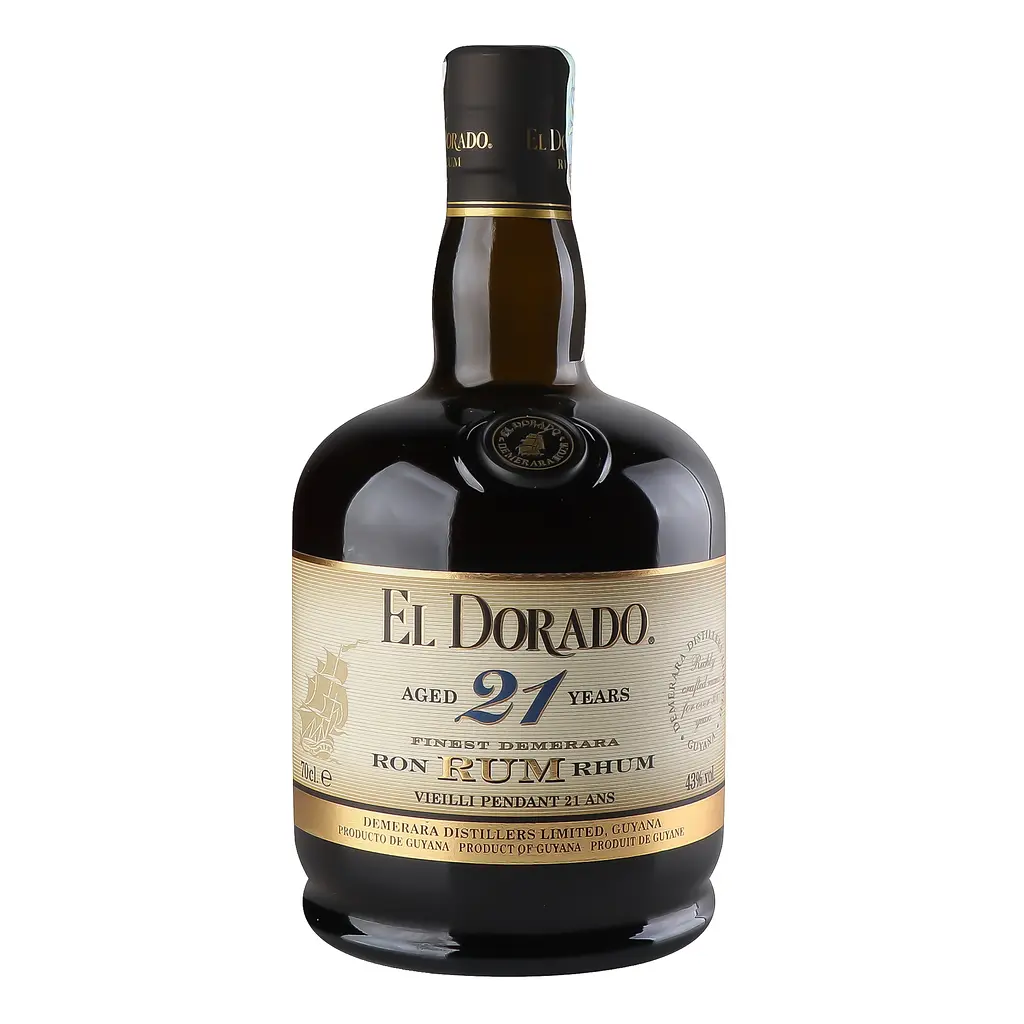 Ром El Dorado 21 Year Old, 43%, 0,7 л - фото 3