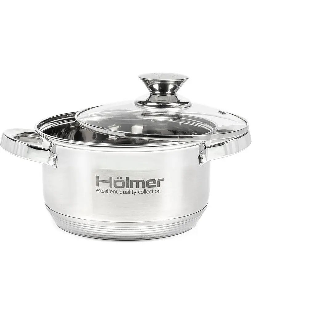 Набор кастрюль с крышками Holmer CS-1451-SS (CS-1451-SS) - фото 8
