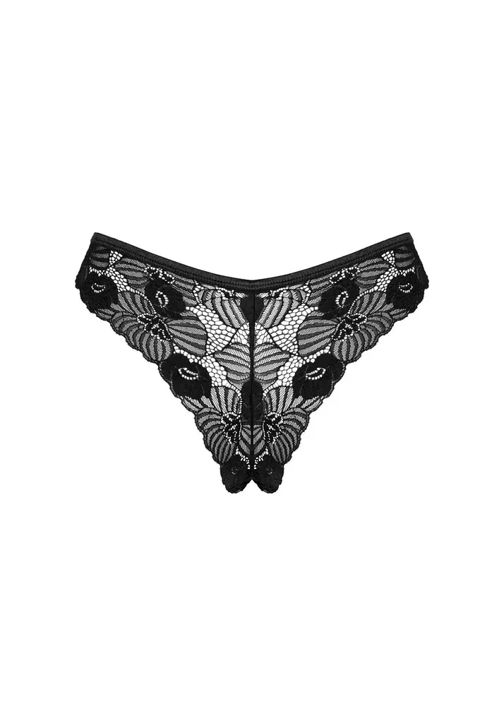 Трусики Obsessive Serena Love XL/2XL черный - фото 8
