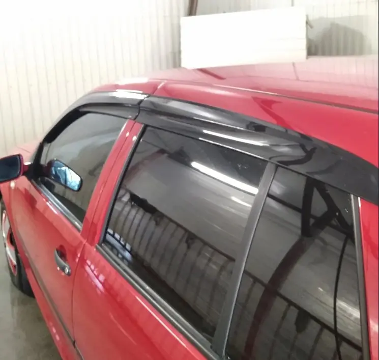 Дефлектори вікон ветровики Volkswagen Golf IV 1997-2002 По Двері Скотч 3M SunPlex (SP-S-107) - фото 5