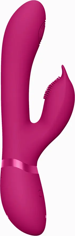 Вібратор-кролик Vive Aimi 22.3 см (рожевий) - фото 4