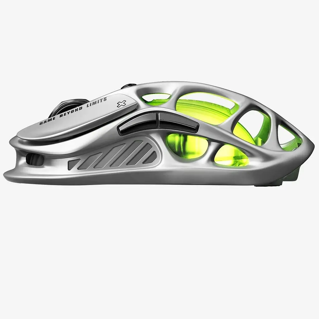 Бездротова миша GravaStar Mercury M1 Pro, magnesium alloy body, BT/WL/USB-A, RGB, Gunmetal Gray (GRAVASTARM1PRO_GRY) - фото 4