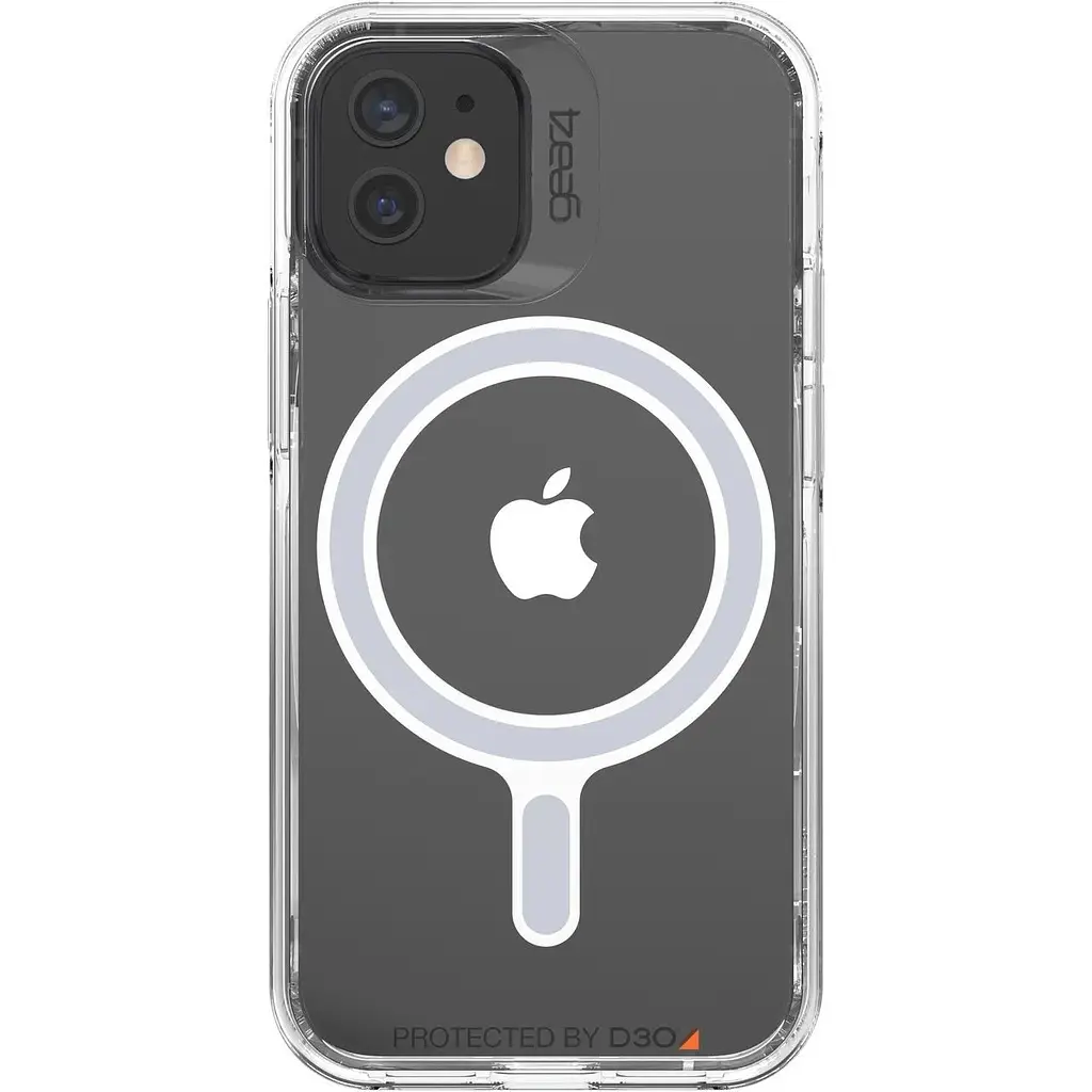 Протиударний прозорий магнітний чохол Gear4 Crystal Palace MagSafe для iPhone 13 Mini (5.4") Clear - фото 2
