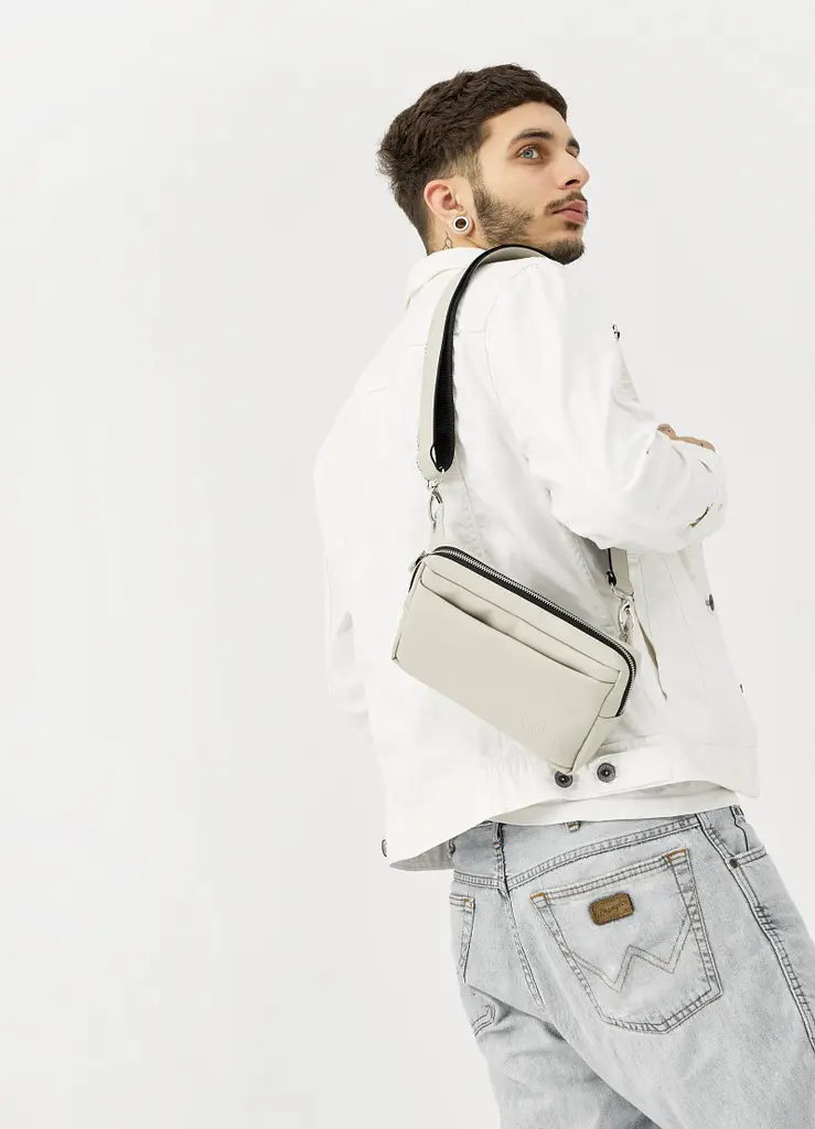 Чоловіча сумка бананка Sambag HARVI 24 × 16 × 6 см (88213030m) - фото 3