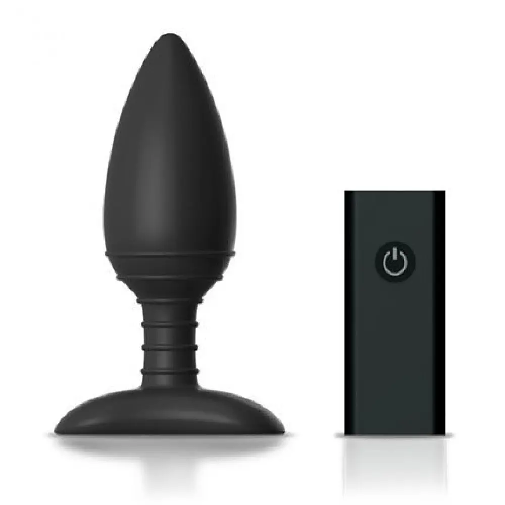 Анальна пробка з вібрацією та дистанційним керуванням Nexus Ace Remote Control Vibrating Butt Plug, M 12х4 см, чорний