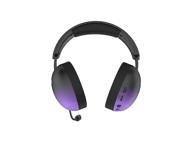 Навушники з мікрофоном Hator Hellyberry HH30 PRO Wireless Black/Violet (8721325992529) - фото 5