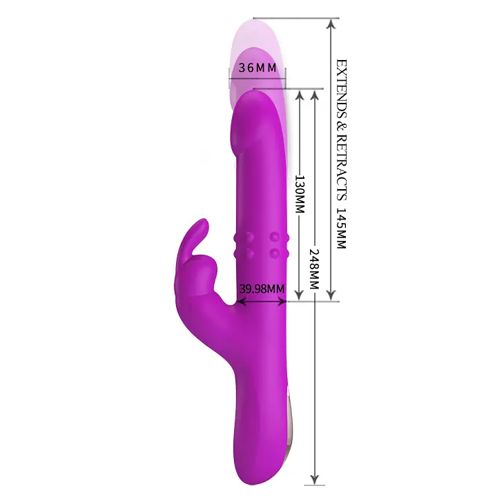 Вібратор Pretty Love Reese Vibrator Purple - фото 6