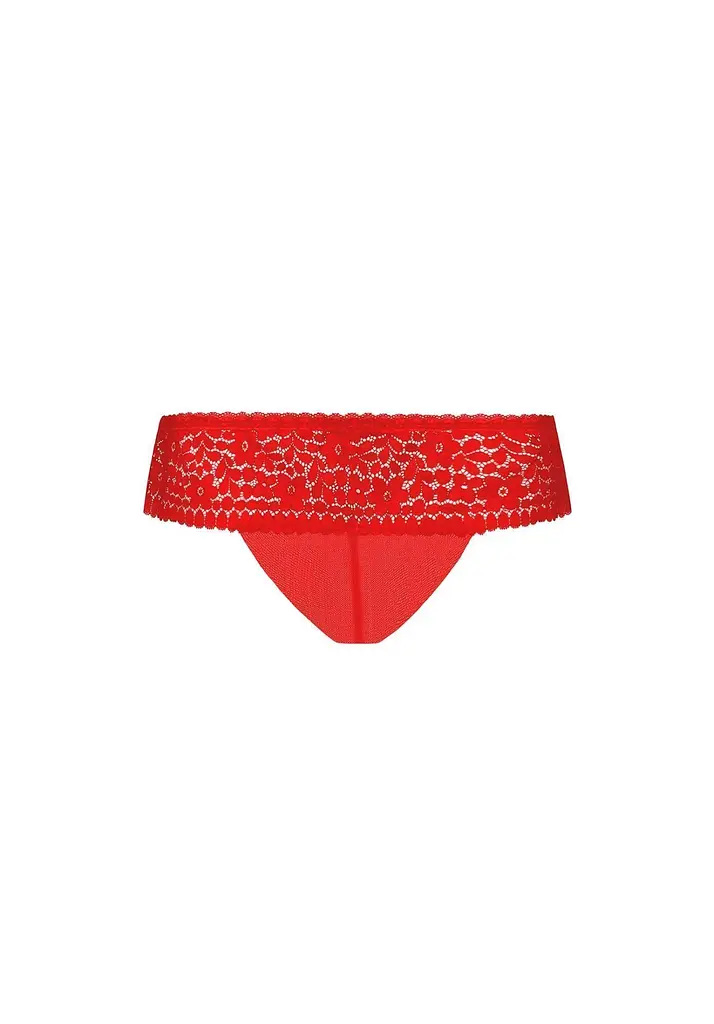 Трусики Obsessive Blossmina, 4XL/5XL (червоний) - фото 6