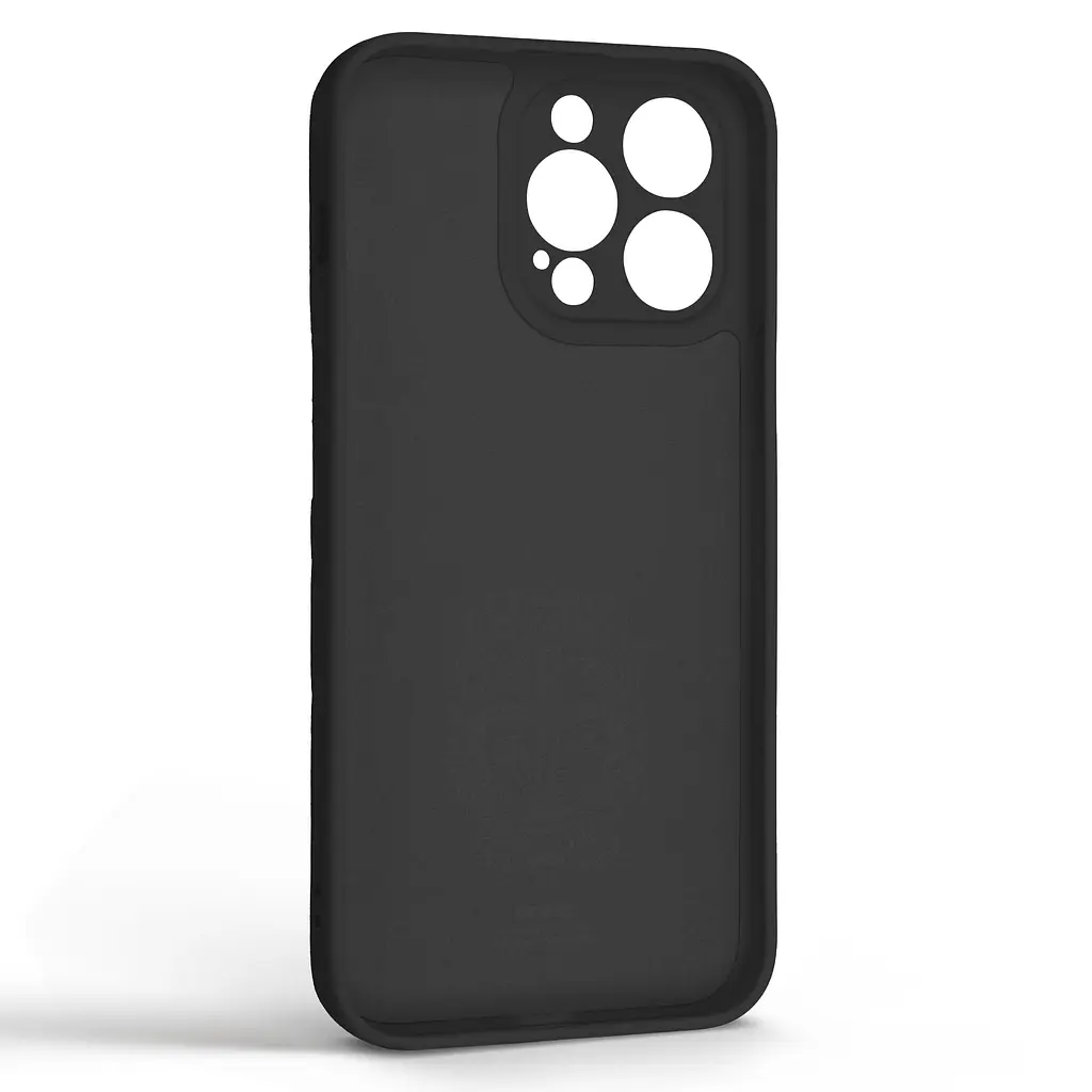 Силиконовый чехол для Apple iPhone 14 Pro Max, Icon Ring, черный, панель-накладка, с кольцом-подставкой на 360°, противоударный, возможность использования магнитных держателей, ArmorStandart (ARM68718) - фото 2