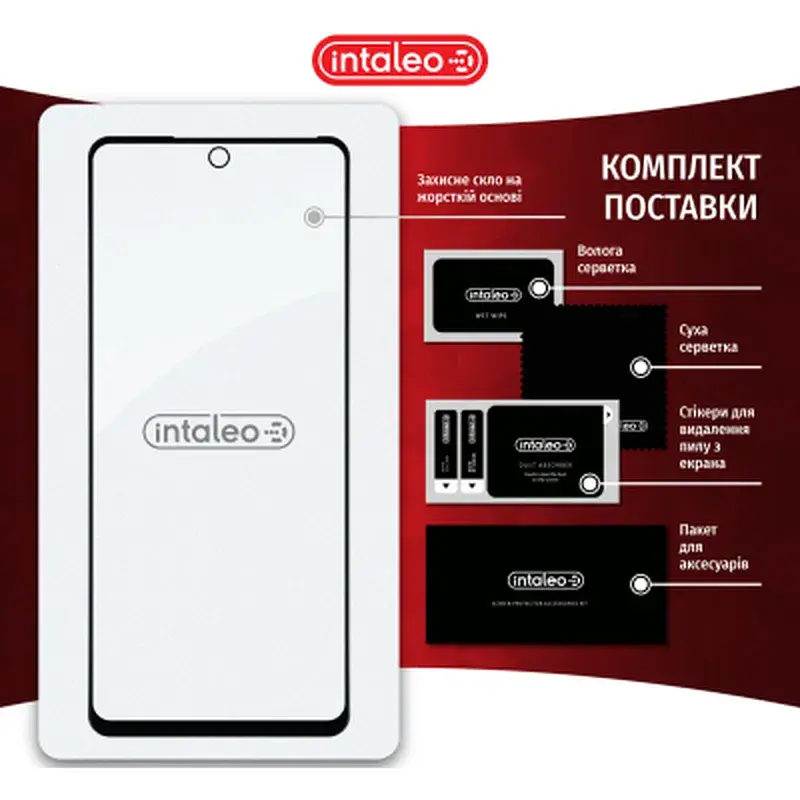 Скло захисне Intaleo Full Glue Tecno Spark 10 Pro (1283126580628) - фото 8