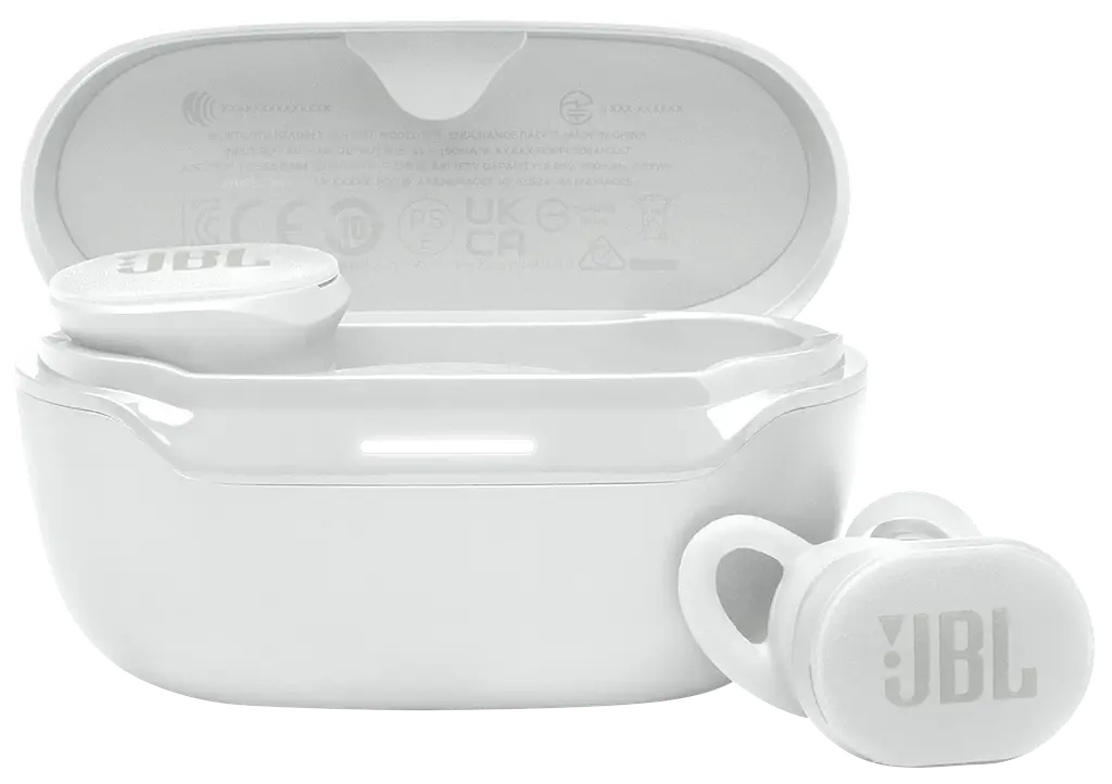 Навушники бездротові JBL Endurance Race 2 білий (JBLENDURACE2WHT) (7106528)